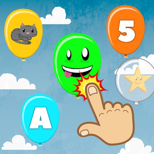 Balloon Pop for Toddlers & Kids - Learn Numbers, Letters, Colors & Animals