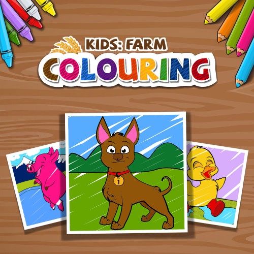 KIDS: FARM COLOURING