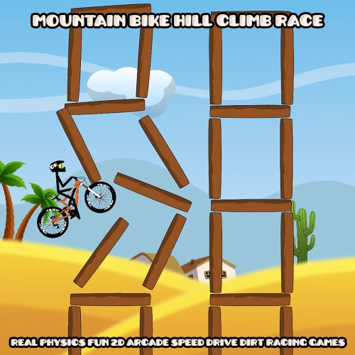 Mountain Bike Hill Climb Race: Real Physics Fun 2D Arcade Speed Drive Dirt Racing Games