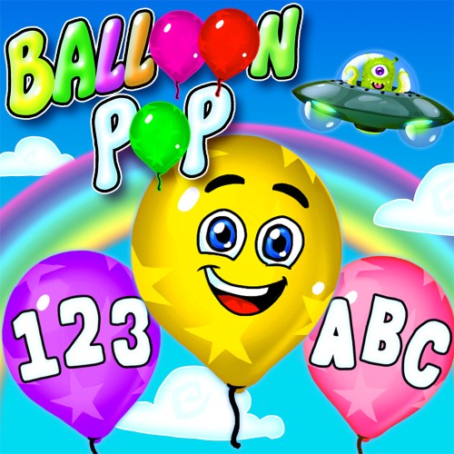 Balloon Pop - Learning Games for preschool Kids & Toddlers - Learn numbers, letters, shapes and colours in 14 languages