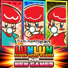 Pixel Game Maker Series LUNLUN SUPER HERO BABIES PLUS NEWGAMES