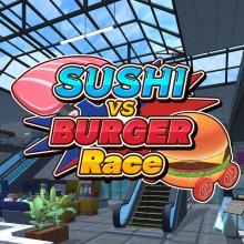 SUSHI vs BURGER Race