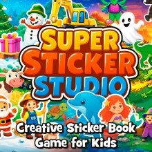 Super Sticker Studio - Creative Sticker Book Game for Kids