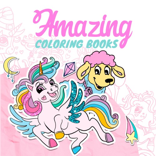 Amazing Coloring Books Bundle