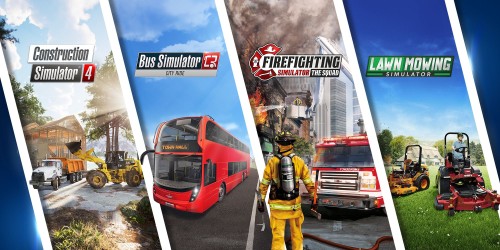 Simulation Platinum Bundle: Bus Construction  Firefighting Lawn Mowing
