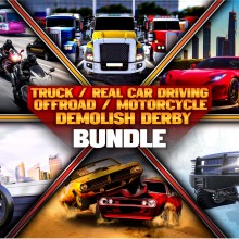 TRUCK / REAL CAR DRIVING / Offroad / Motorcycle / DEMOLISH DERBY BUNDLE