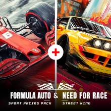Need for Race Street King & Formula Auto Sport Racing Pack