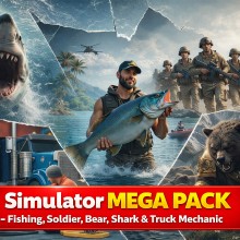 Simulator Mega Pack – Fishing, Soldier, Bear, Shark & Truck Mechanic